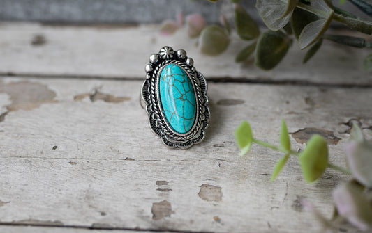 HOPE- TURQUOISE STONE RING