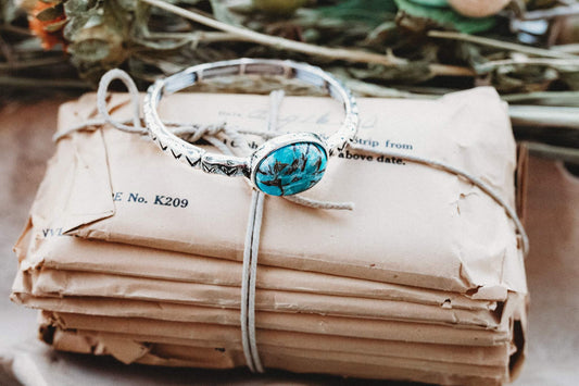 "MIRANDA" large turquoise bracelet- 40% off